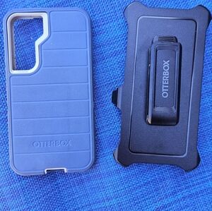 Otterbox - Defender Pro Case for Samsung Galaxy S22 - fort Blue
